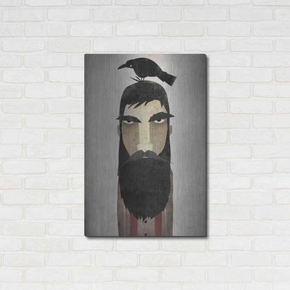 Luxe Metal Art 'Lumberjack Crop' by Ryan Fowler, Metal Wall Art,24x36