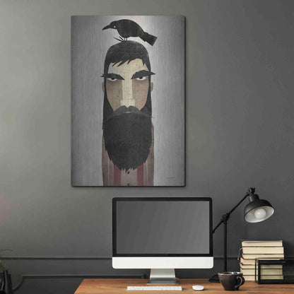 Luxe Metal Art 'Lumberjack Crop' by Ryan Fowler, Metal Wall Art,24x36