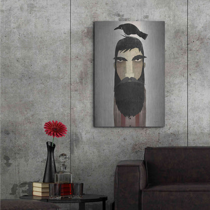 Luxe Metal Art 'Lumberjack Crop' by Ryan Fowler, Metal Wall Art,24x36