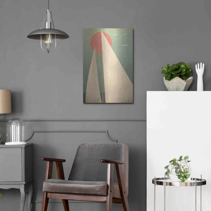 Luxe Metal Art 'Sails III' by Ryan Fowler, Metal Wall Art,16x24