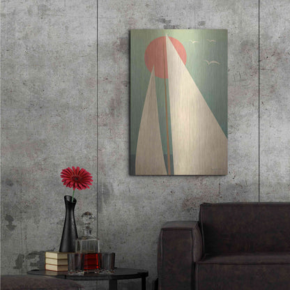 Luxe Metal Art 'Sails III' by Ryan Fowler, Metal Wall Art,24x36