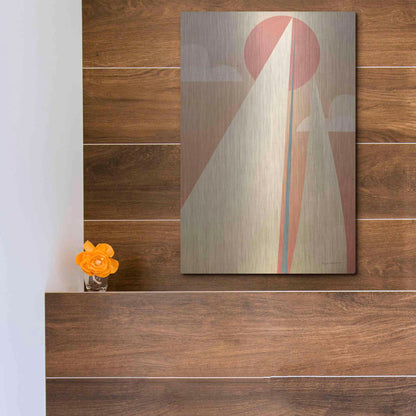 Luxe Metal Art 'Sails VI' by Ryan Fowler, Metal Wall Art,12x16