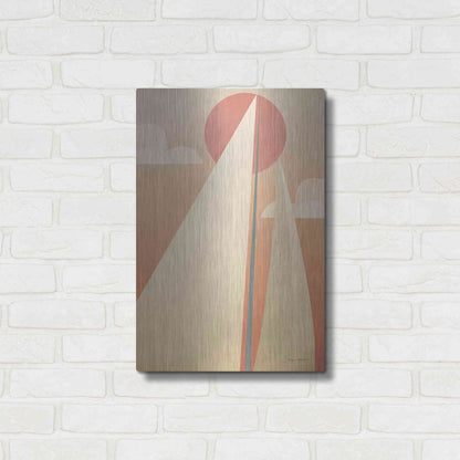 Luxe Metal Art 'Sails VI' by Ryan Fowler, Metal Wall Art,16x24