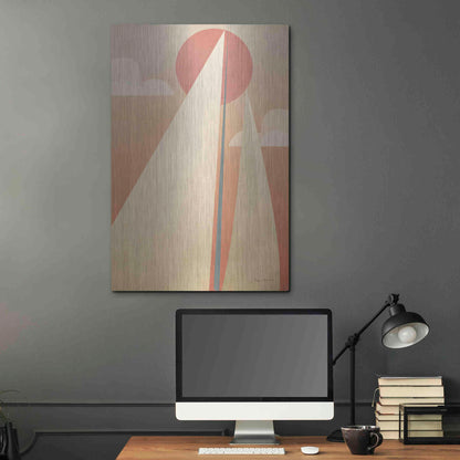 Luxe Metal Art 'Sails VI' by Ryan Fowler, Metal Wall Art,24x36