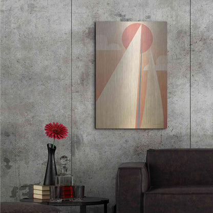 Luxe Metal Art 'Sails VI' by Ryan Fowler, Metal Wall Art,24x36