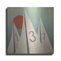 Luxe Metal Art 'Sails VII With Sun' by Ryan Fowler, Metal Wall Art
