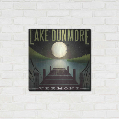 Luxe Metal Art 'Lake Dunmore Dock' by Ryan Fowler, Metal Wall Art,24x24