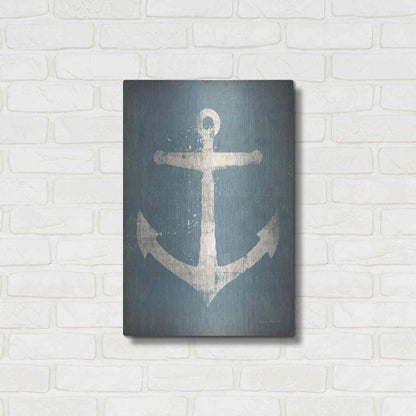 Luxe Metal Art 'Anchor V2' by Ryan Fowler, Metal Wall Art,16x24