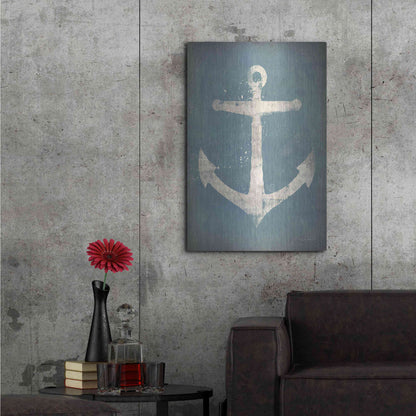 Luxe Metal Art 'Anchor V2' by Ryan Fowler, Metal Wall Art,24x36