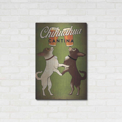 Luxe Metal Art 'Double Chihuahua' by Ryan Fowler, Metal Wall Art,24x36