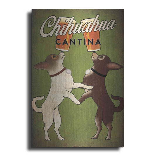 Luxe Metal Art 'Double Chihuahua' by Ryan Fowler, Metal Wall Art
