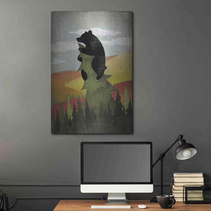 Luxe Metal Art 'Leaf Peeper No Words' by Ryan Fowler, Metal Wall Art,24x36