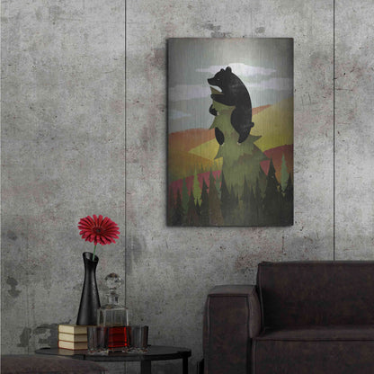 Luxe Metal Art 'Leaf Peeper No Words' by Ryan Fowler, Metal Wall Art,24x36