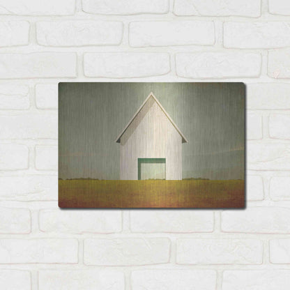 Luxe Metal Art 'Ohio Barn' by Ryan Fowler, Metal Wall Art,16x12