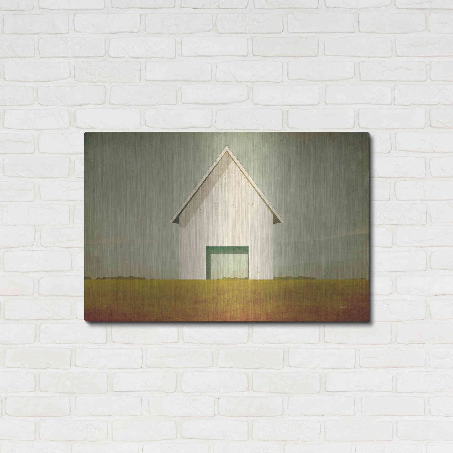 Luxe Metal Art 'Ohio Barn' by Ryan Fowler, Metal Wall Art,36x24