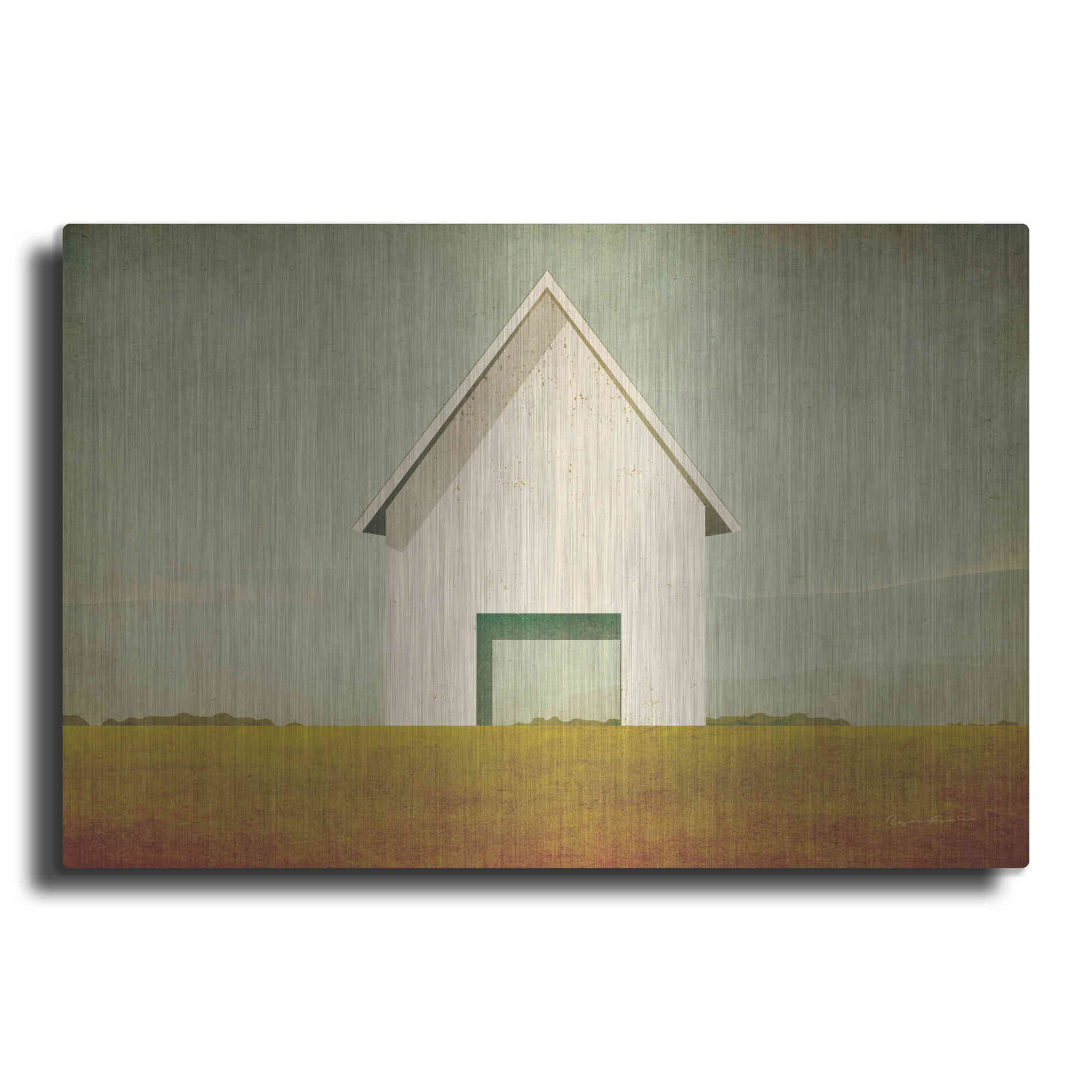 Luxe Metal Art 'Ohio Barn' by Ryan Fowler, Metal Wall Art