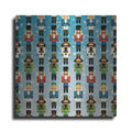 Luxe Metal Art 'Nutcracker Pattern Bright I' by Ryan Fowler, Metal Wall Art