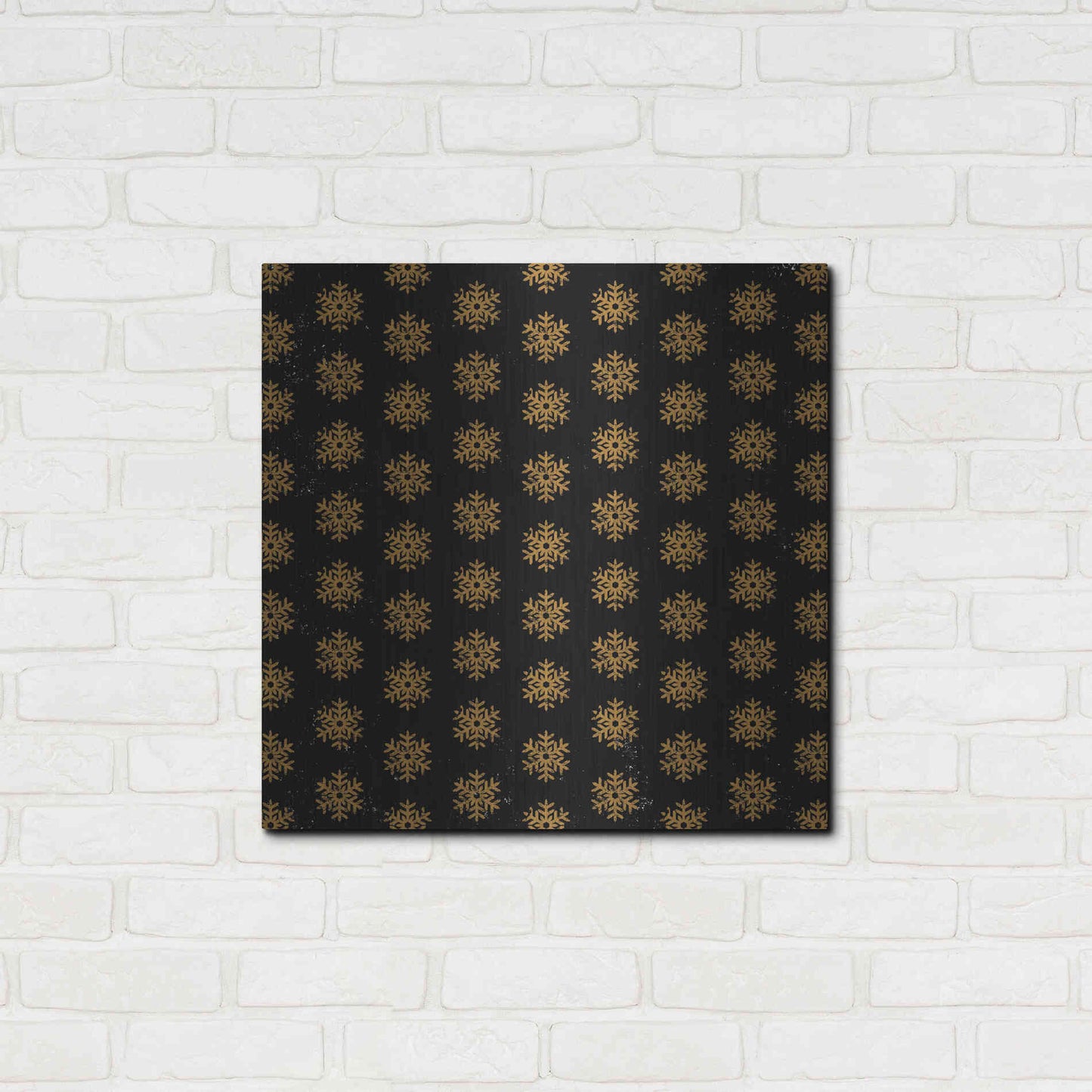 Luxe Metal Art 'Nutcracker Pattern Bright II' by Ryan Fowler, Metal Wall Art,24x24