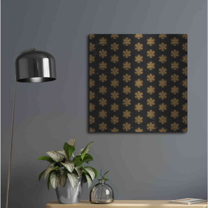 Luxe Metal Art 'Nutcracker Pattern Bright II' by Ryan Fowler, Metal Wall Art,24x24