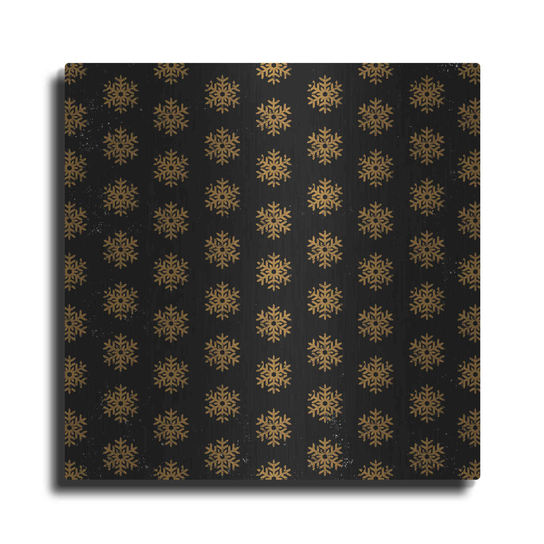 Luxe Metal Art 'Nutcracker Pattern Bright II' by Ryan Fowler, Metal Wall Art