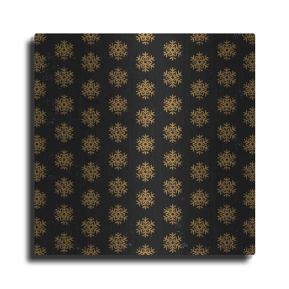 Luxe Metal Art 'Nutcracker Pattern Bright II' by Ryan Fowler, Metal Wall Art