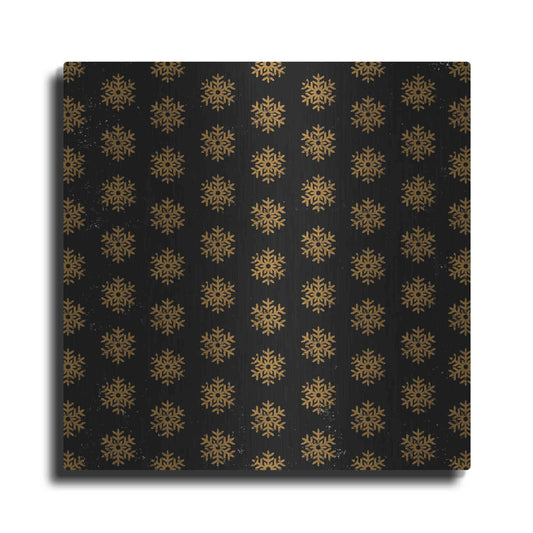 Luxe Metal Art 'Nutcracker Pattern Bright II' by Ryan Fowler, Metal Wall Art