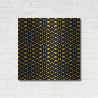Luxe Metal Art 'Nutcracker Pattern Bright III' by Ryan Fowler, Metal Wall Art,36x36