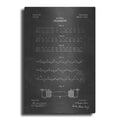 Luxe Metal Art 'Telegraphy Blueprint Patent Chalkboard' Metal Wall Art