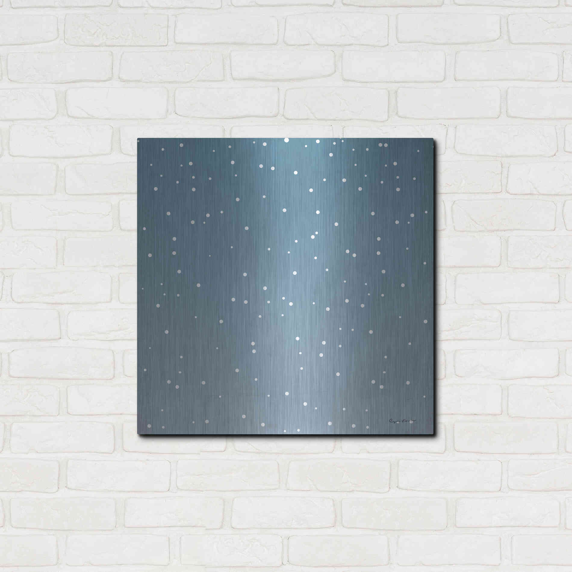 Luxe Metal Art 'Nutcracker Pattern Bright V' by Ryan Fowler, Metal Wall Art,24x24