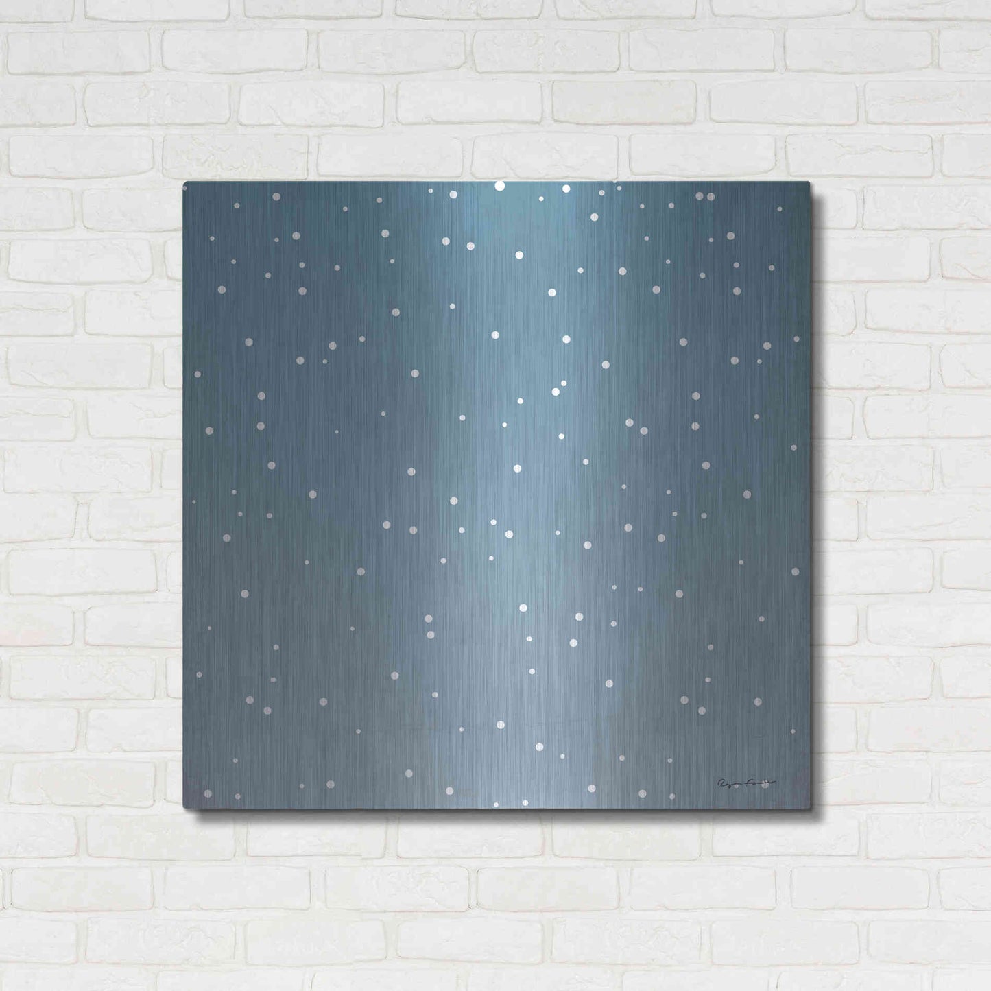 Luxe Metal Art 'Nutcracker Pattern Bright V' by Ryan Fowler, Metal Wall Art,36x36