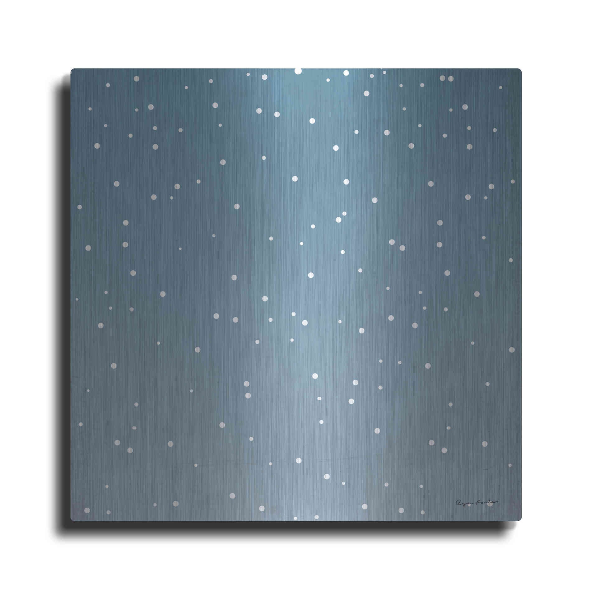 Luxe Metal Art 'Nutcracker Pattern Bright V' by Ryan Fowler, Metal Wall Art