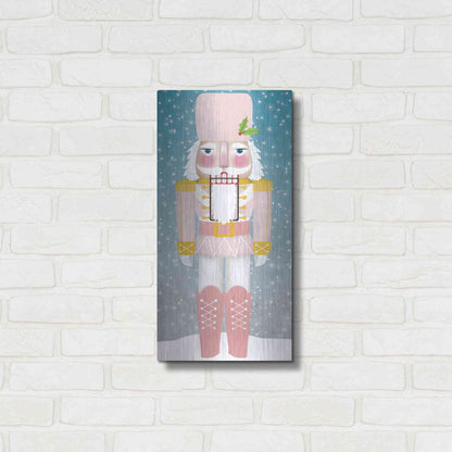 Luxe Metal Art 'Nutcracker I Blush' by Ryan Fowler, Metal Wall Art,12x24