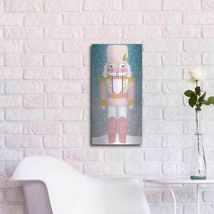 Luxe Metal Art 'Nutcracker I Blush' by Ryan Fowler, Metal Wall Art,12x24