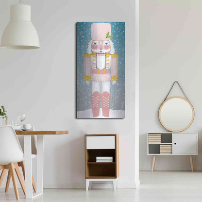 Luxe Metal Art 'Nutcracker I Blush' by Ryan Fowler, Metal Wall Art,24x48