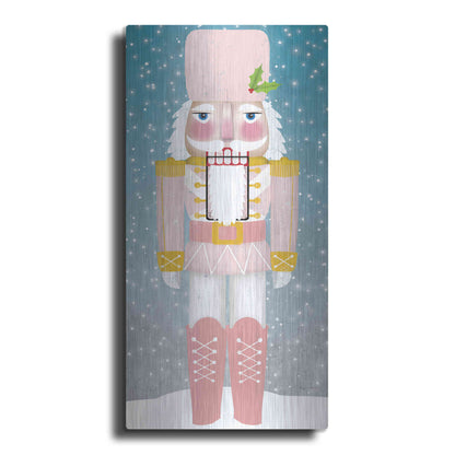 Luxe Metal Art 'Nutcracker I Blush' by Ryan Fowler, Metal Wall Art
