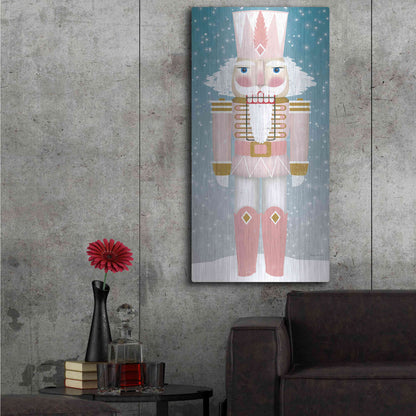 Luxe Metal Art 'Nutcracker II Blush' by Ryan Fowler, Metal Wall Art,24x48