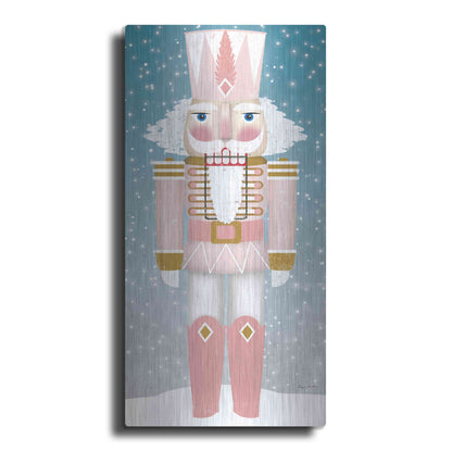 Luxe Metal Art 'Nutcracker II Blush' by Ryan Fowler, Metal Wall Art