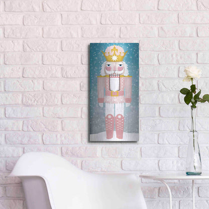 Luxe Metal Art 'Nutcracker III Blush' by Ryan Fowler, Metal Wall Art,12x24