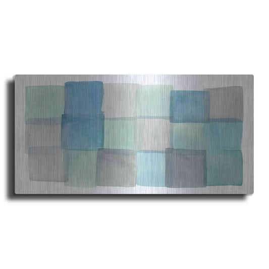 Luxe Metal Art 'Overlap III' by Mike Schick, Metal Wall Art