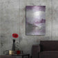 Luxe Metal Art 'Midnight At The Lake III Amethyst Gray Crop' by Mike Schick, Metal Wall Art,24x36