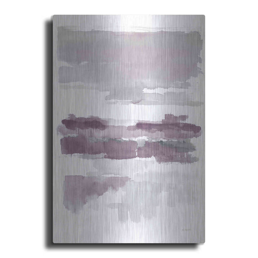 Luxe Metal Art 'Amethyst Wetlands Crop' by Mike Schick, Metal Wall Art