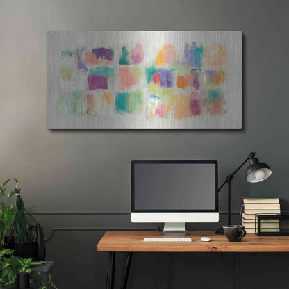 Luxe Metal Art 'Popsicles Horizontal' by Mike Schick, Metal Wall Art,48x24