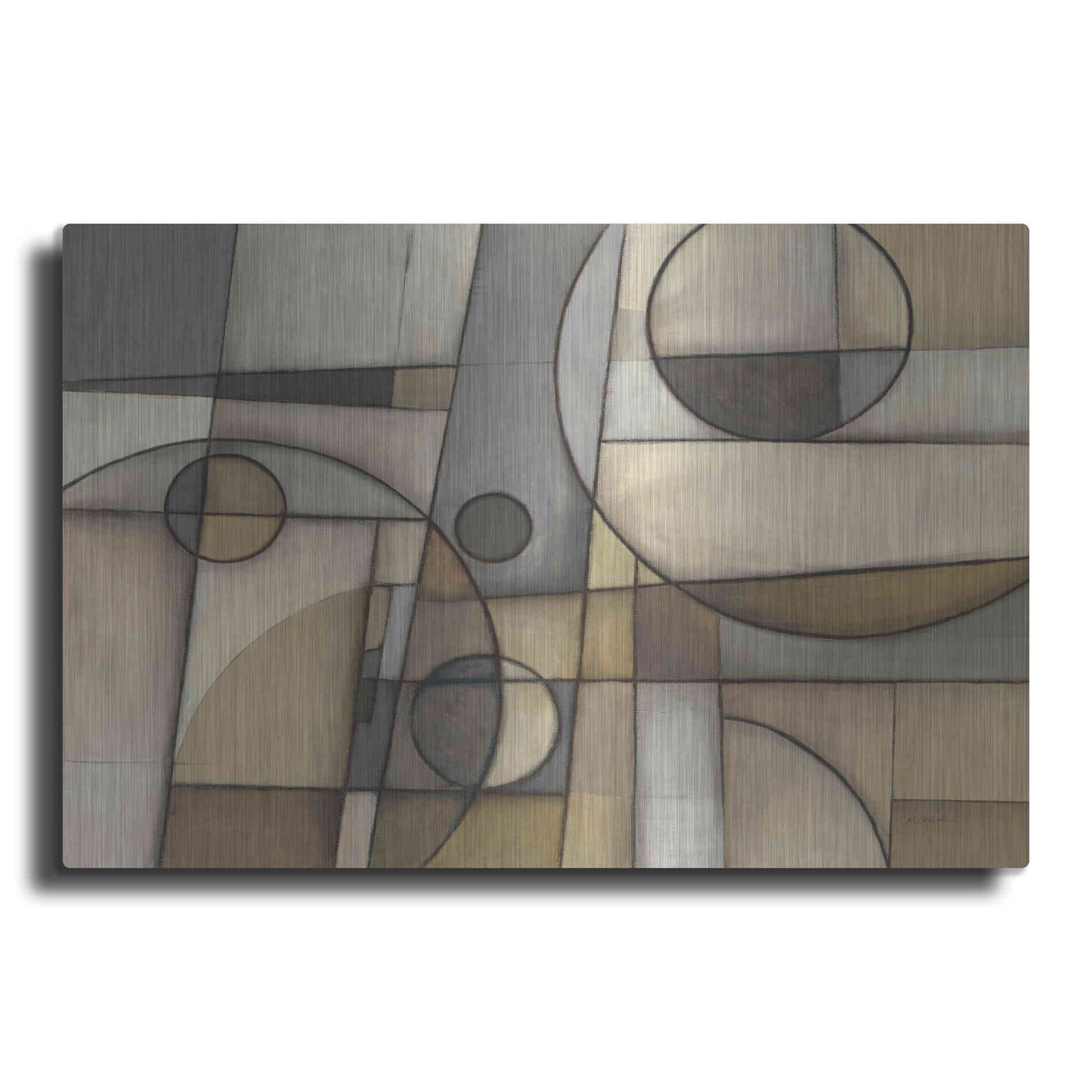 Luxe Metal Art 'Mythology Neutral' by Mike Schick, Metal Wall Art