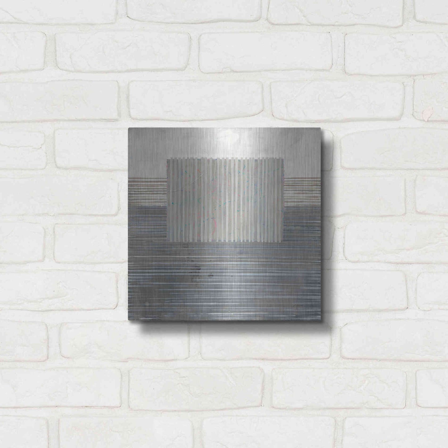 Luxe Metal Art 'Layers Of Reality' by Mike Schick, Metal Wall Art,12x12