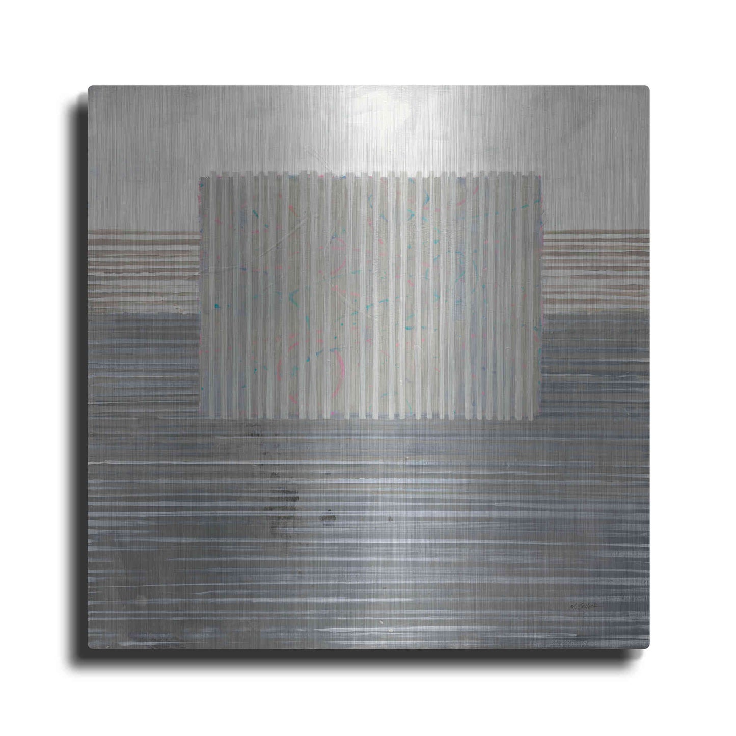 Luxe Metal Art 'Layers Of Reality' by Mike Schick, Metal Wall Art