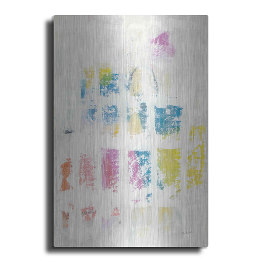 Luxe Metal Art 'Bright Blocks' by Mike Schick, Metal Wall Art