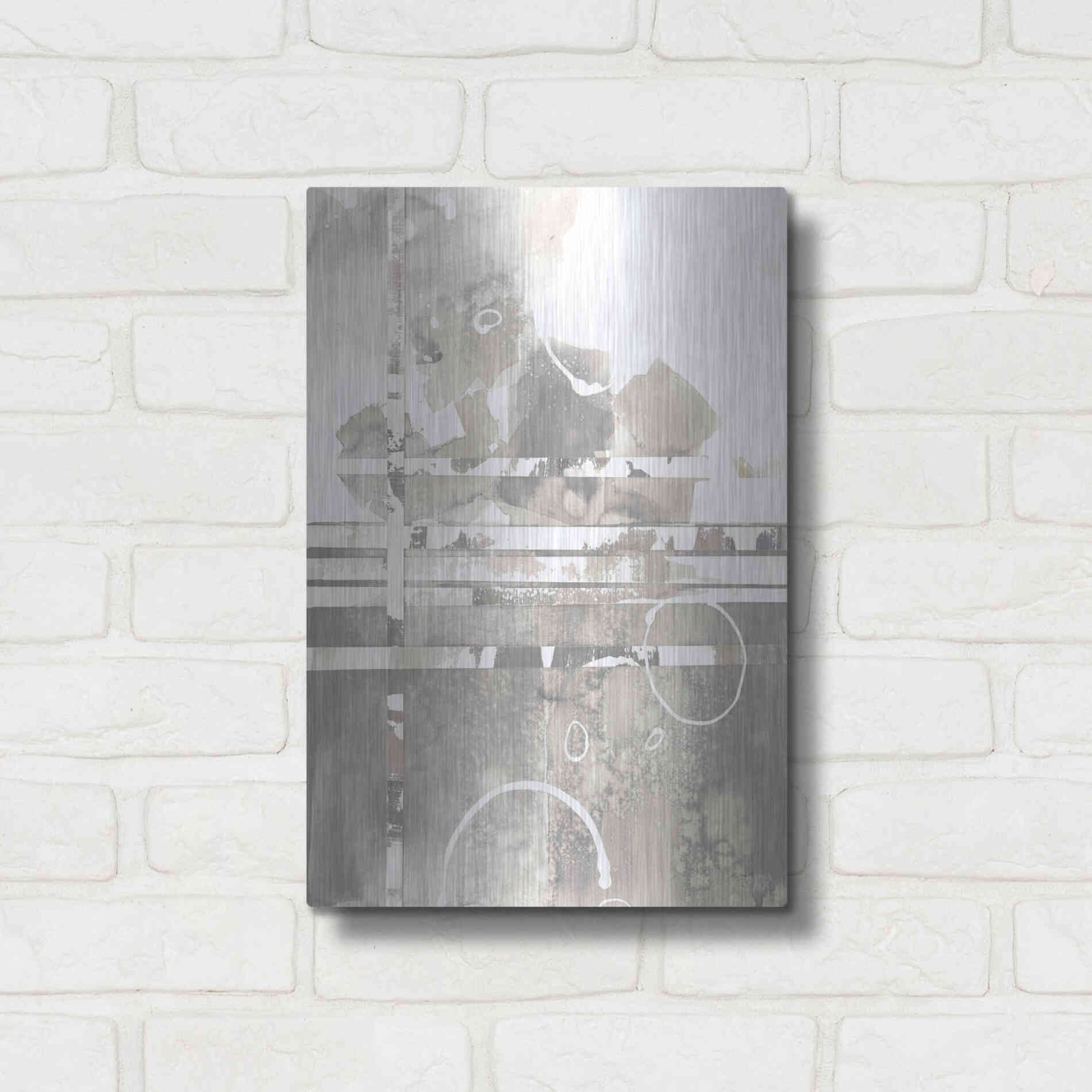 Luxe Metal Art 'Inbound Traffic Neutral' by Mike Schick, Metal Wall Art,12x16