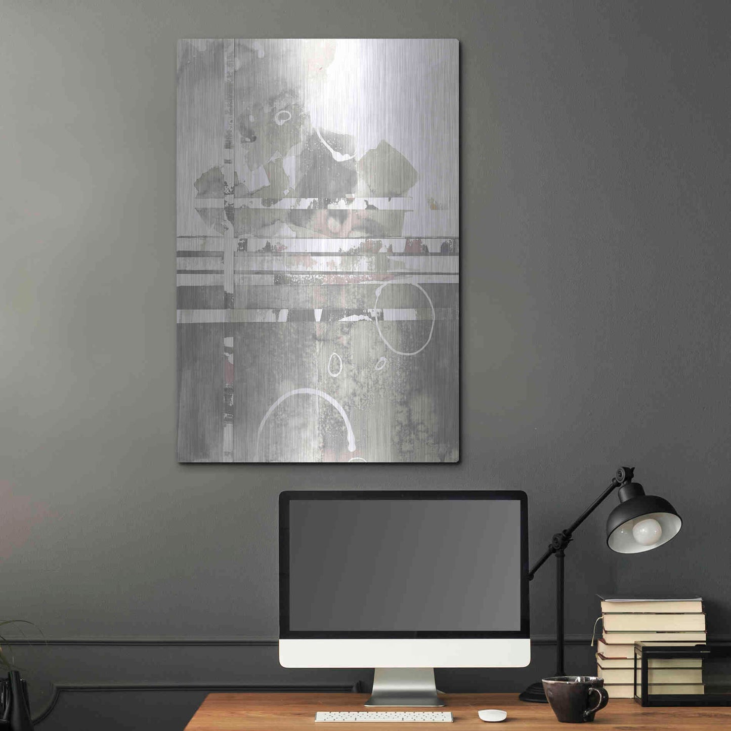 Luxe Metal Art 'Inbound Traffic Neutral' by Mike Schick, Metal Wall Art,24x36