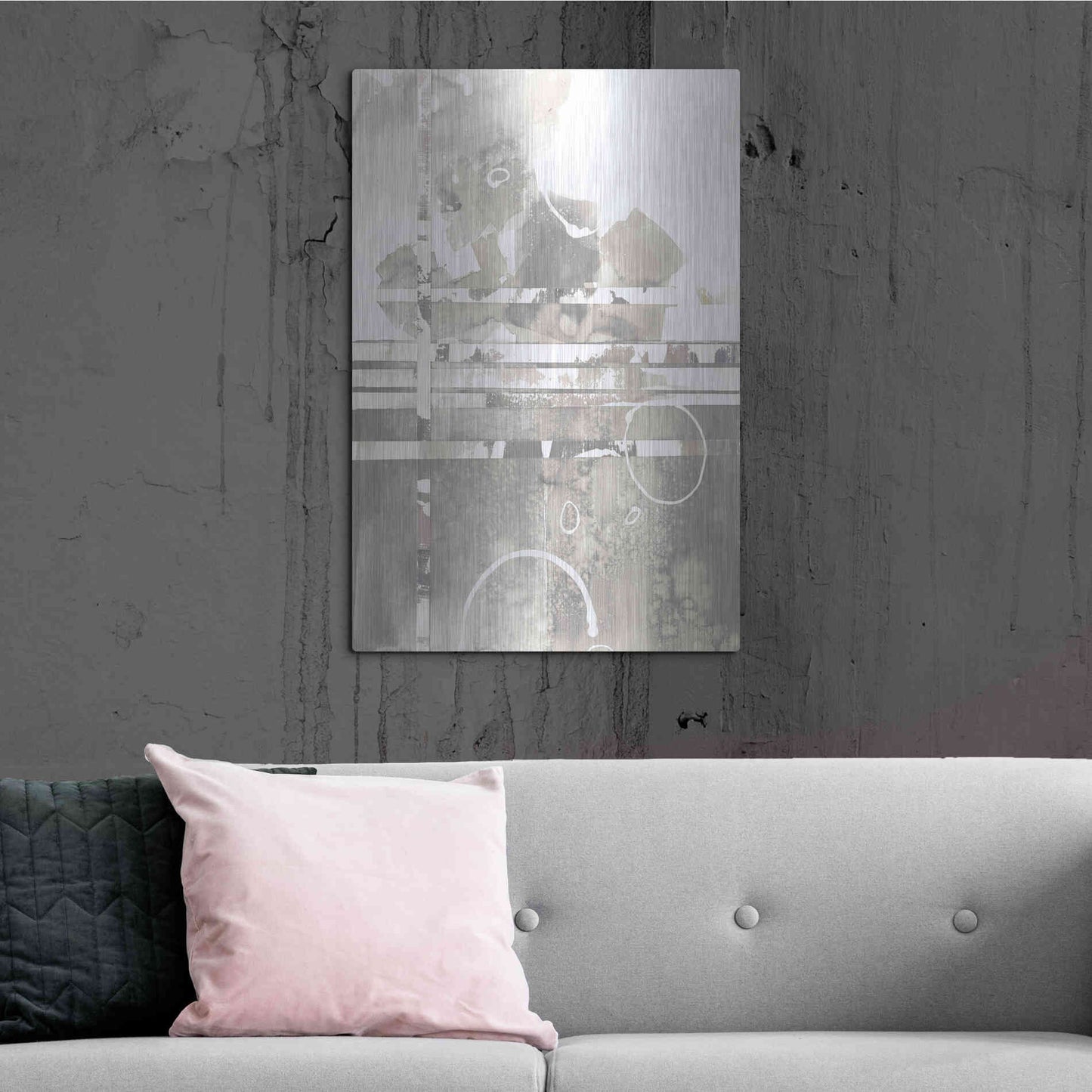 Luxe Metal Art 'Inbound Traffic Neutral' by Mike Schick, Metal Wall Art,24x36