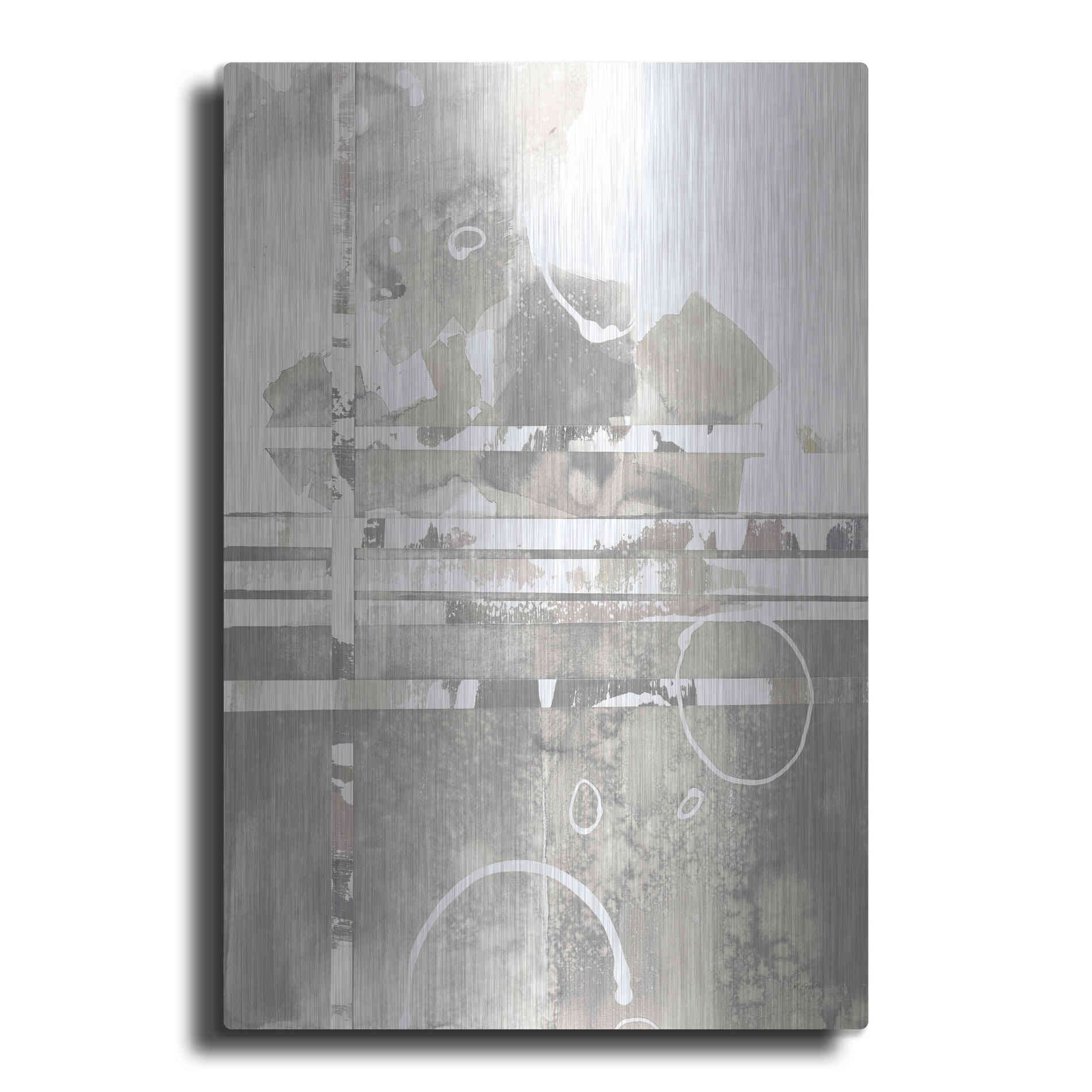 Luxe Metal Art 'Inbound Traffic Neutral' by Mike Schick, Metal Wall Art